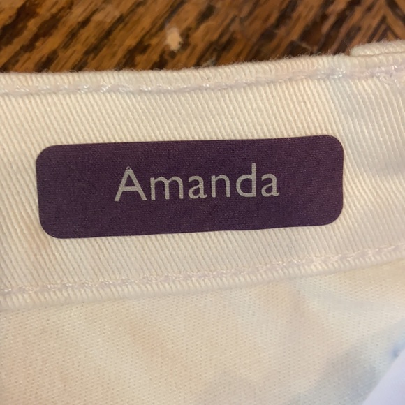 B8 Gloria Vanderbilt - White Stretch Denim Jeans 6P - Picture 6 of 6